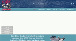 Desktop Screenshot of lazyottercharters.com